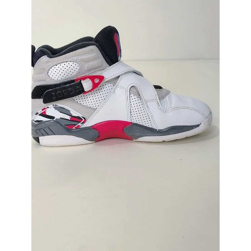 kids Jordan Air Jordan 8 Retro 'White and True Red 1y